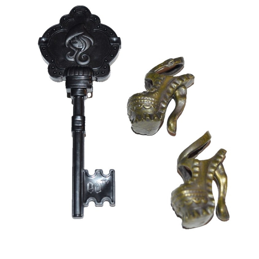 Ever After High Maddie Hatter Doll Shoes Hat-Tastic Tea Party Bronze Replacement